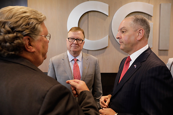 Employees at tech company CGI