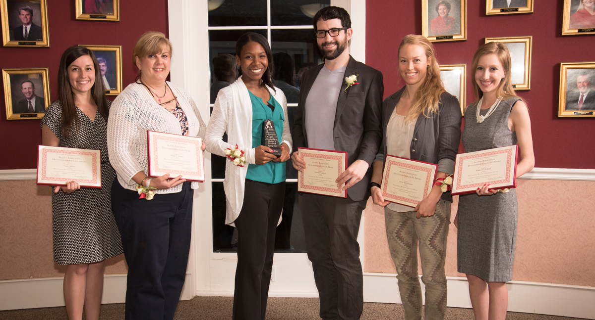2015 Outstanding Master’s Graduate winners