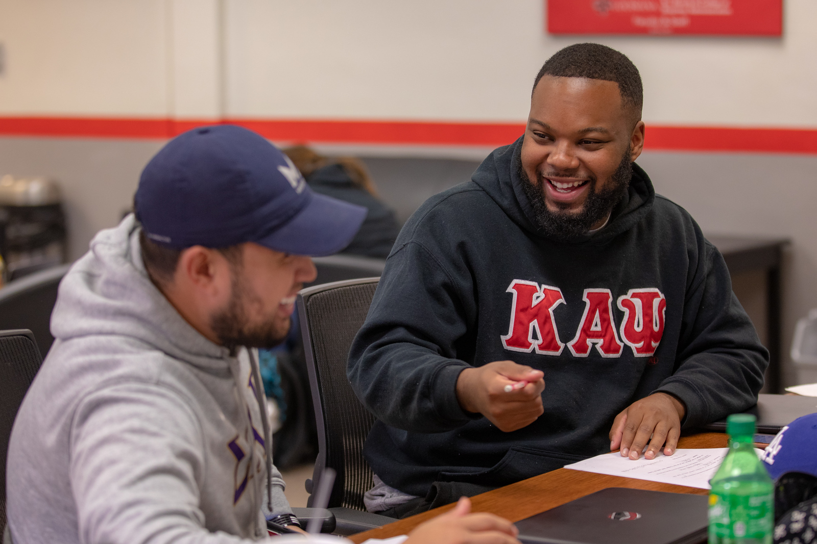 UL students working on a group assignment