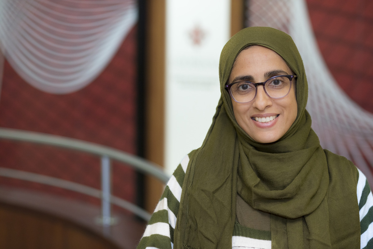 Dr. Beenish Chaudhry poses for a photo. She is an Assistant Professor in the School of Computing & Informatics.