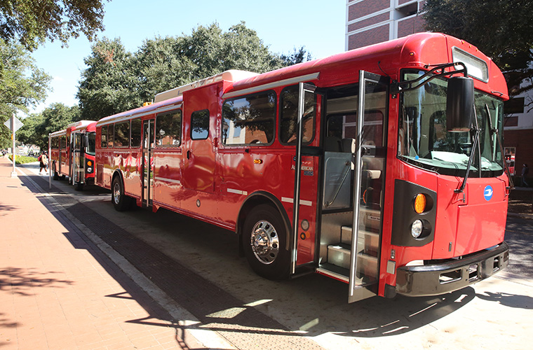 UL Lafayette bus