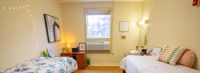 traditional dorm room
