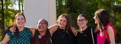 SGA members smiling