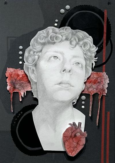 drawn women face