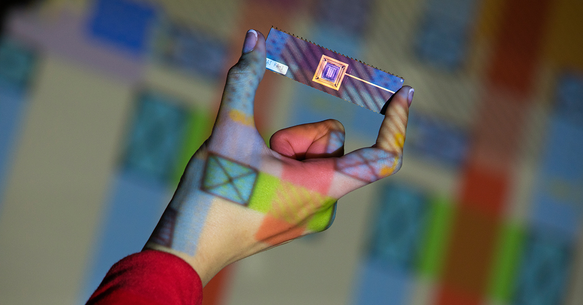 An one-inch chip would let someone control their artificial limbs with their brains from the University of Louisiana at Lafayette