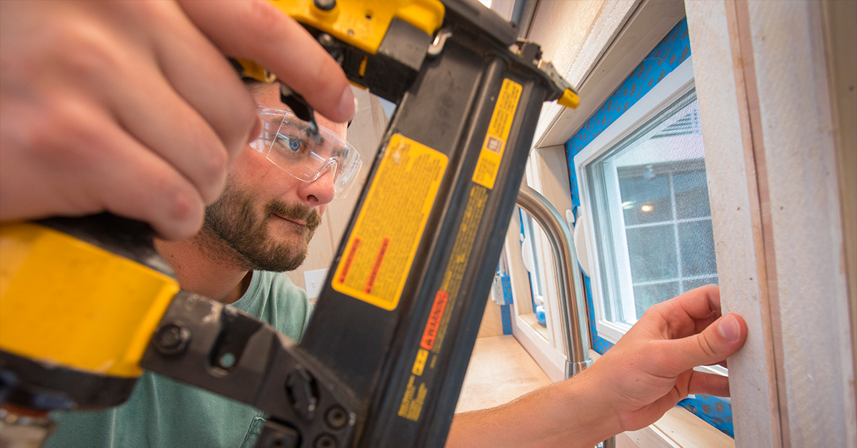 School of Architecture and Design students at the University of Louisiana at Lafayette built a tiny house for a flooding victim