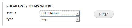 how to unpublish a page